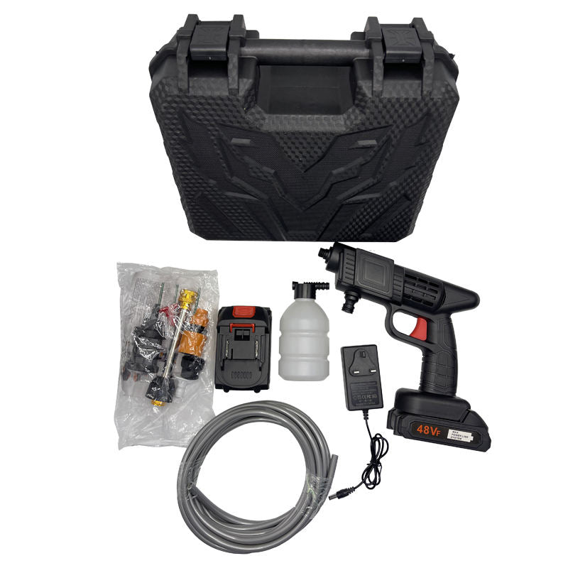 Battery-Powered High-Pressure 5M Electric Sprayer Cordless Water for Garden & Car Wash Cleaning