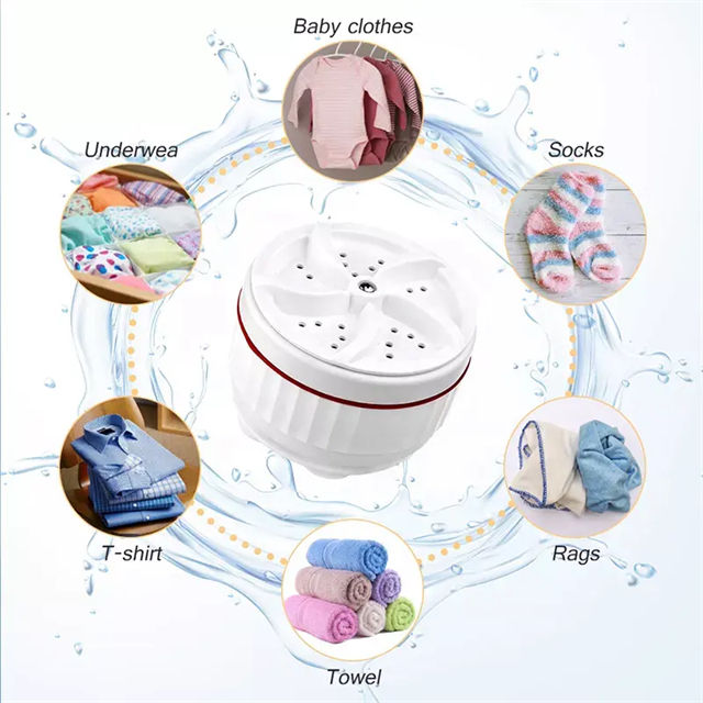 Turbo Washing Underwear Socks Dress Shoes Clothes Machine Ultrasonic Turbine Washer Ultrasonic Washing Machine For Socks Shoes