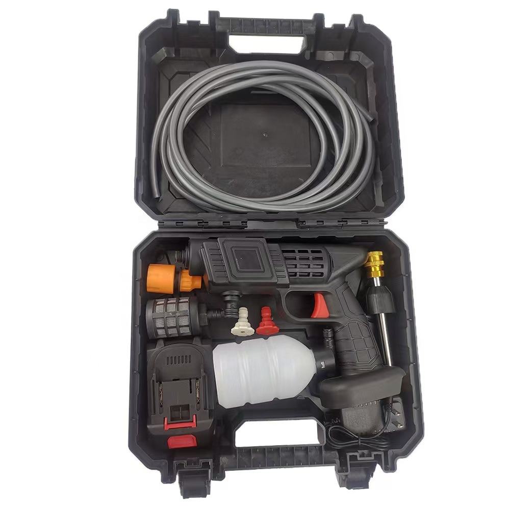 50Bar Cordless High-Pressure Car Wash with 20000mAh Battery & Foaming Function