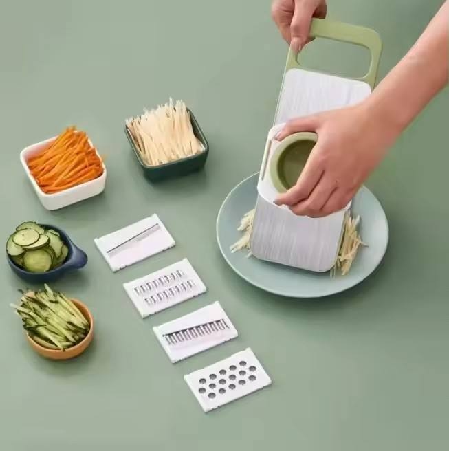 New stainless steel multifunctional vegetable slicer kitchen vegetable slicer diced and shredded divine tool for hand protection