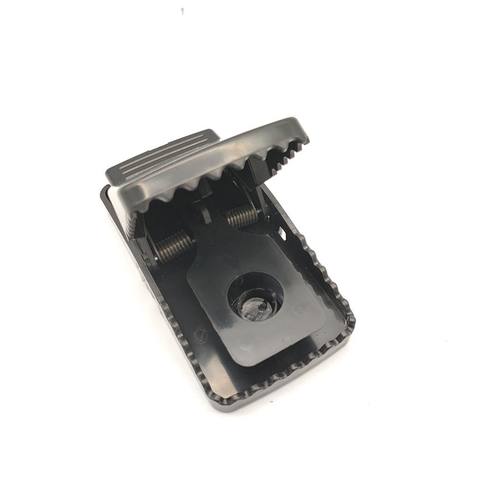 Reusable Black Mouse Mice Snap Spring Trap Killer Rodent Metal Plastic Folding Rat Traps for Big Rat Cat