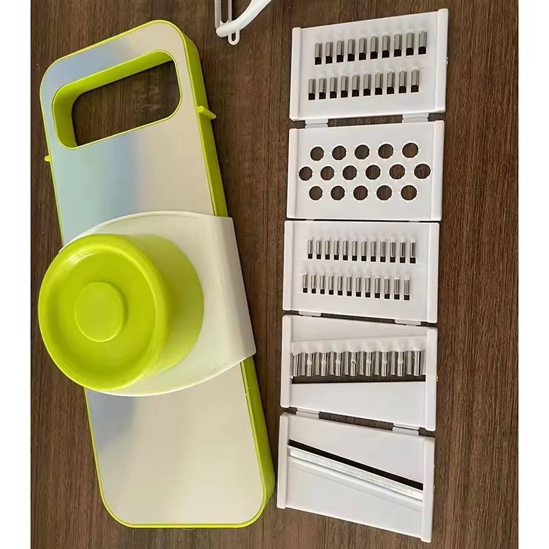 New stainless steel multifunctional vegetable slicer kitchen vegetable slicer diced and shredded divine tool for hand protection